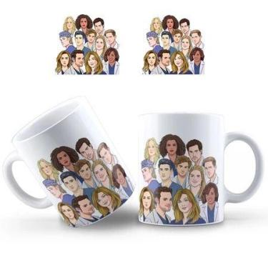 Imagem de Caneca Greys Anatomy COM SEU NOME de Porcelana vários modelos - loja d