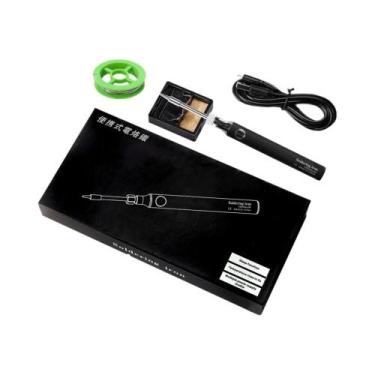 Imagem de Ferro De Solda Elétrico Sem Fio Com Carregamento Rápido USB 5V8W Portá