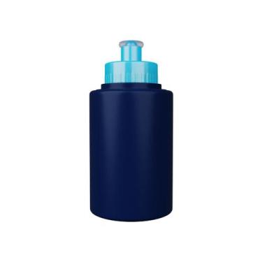 Imagem de Squeeze Azul Escuro Com Tampa Azul Claro 340ml - DERMIWIL