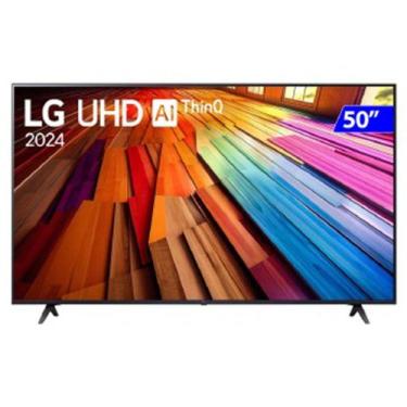 Imagem de Smart Tv Lg 50 Uhd 4k Ai Thinq 4k Comando Voz, Preto, Bivolt