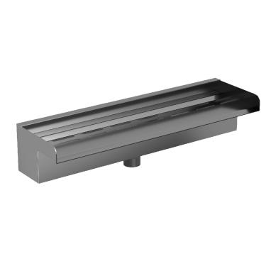 Imagem de Vertedouro de Aço Inoxidável 304 Com Bico de Recurso de água Em Cascata para Fonte de Piscina (500MM)