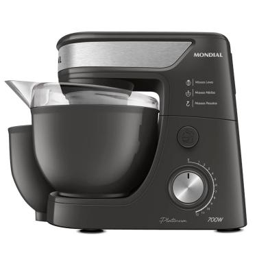 Imagem de Batedeira Planetária Mondial BP-01P-PI Grafite e Inox 4,5L