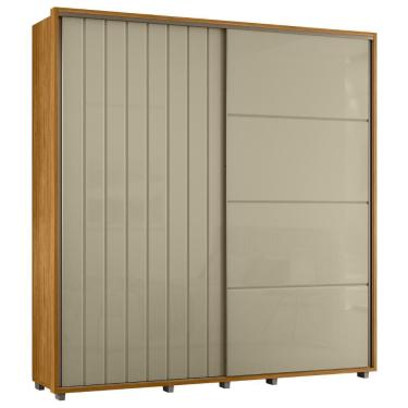 Imagem de Guarda Roupa Casal 230cm Com 2 Portas Verbena Opala/cumaru Z10 - Mpozenato