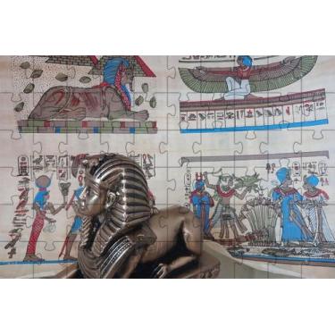 Imagem de Kit 2 Quebra-Cabeça Egito e Seus Mistérios de 60 Peças - Coleção TEA &