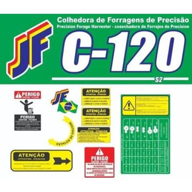 Imagem de Kit Adesivos Jf C-120 S2 - Spts
