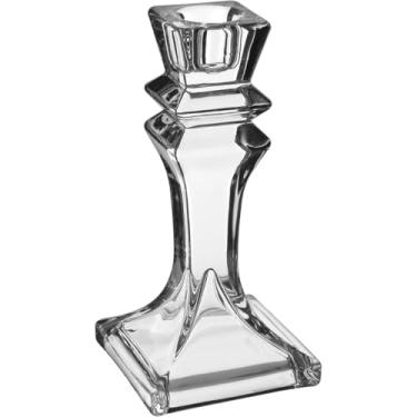 Imagem de CASTIÇAL PORTA VELA QUADRADO HOME&CO ECO CRYSTAL 15x8x8cm TRANSPARENTE