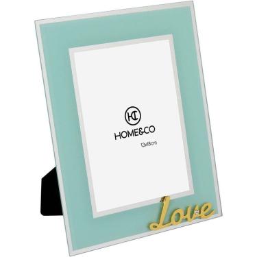 Imagem de Milos Porta-Retratos 13X18 25X20X.5Cm Vidro Azul