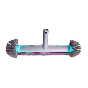 Imagem de KiBcsLic Escova de limpeza para piscina, leve, 17 polegadas, multiuso, de nylon, para limpeza de paredes