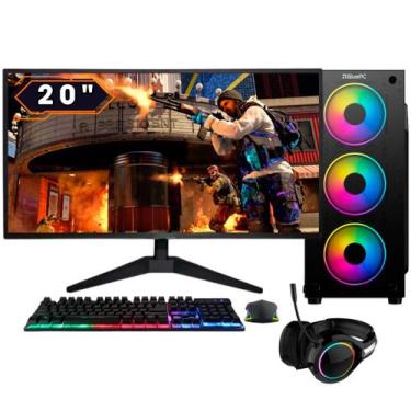 Imagem de PC Gamer Completo BluePC FIRE - AMD Ryzen 5 5600GT, 32GB DDR4, Radeon 
