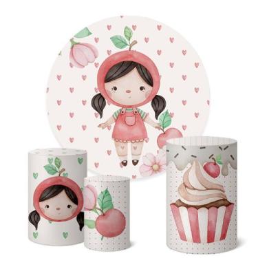 Imagem de Trio Capas Cilindro + Painel Redondo 1,50m Cerejinha - Fadrix, K1CER01