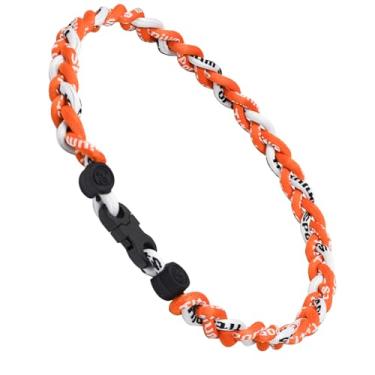 Imagem de VIEKIER Colar de beisebol de 45,7 cm, colar moderno de tornado de corda tripla para fãs de esportes, 18 Inch, Nylon, Sem Pedra Preciosa