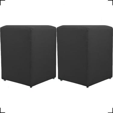 Imagem de Kit 2 Puff Dado Decorativo Para Sala Recepção Penteadeira Material Sintético Cores