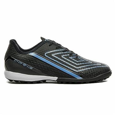 Imagem de Chuteira Society Umbro Chrome,Preto/Azul/Preto,39