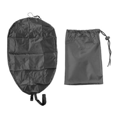 Imagem de Cockpit de caiaque Capa à prova d'água 420d Oxford Fabric Tear Tear Cockpit Protector para caiaque canoa ao ar livre de camping de viagens de praia armazenamento de praia (L)