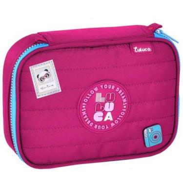 Imagem de Estojo Box 100 Pens em Nylon OFICIAL LULUCA LU24640 - CLIO, ROSA