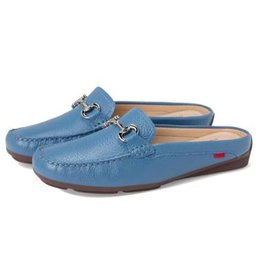 Imagem de Marc Joseph New York Mocassim feminino Ocean Drive Mule, Azul Atlântico Tumbled, 40