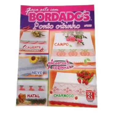 Imagem de Revista Faça Arte Com Bordados Ponto Oitinho Ed. 3 - Dj & As
