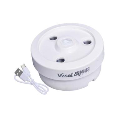 Imagem de Generic Umidificador de peteca, vaporizador de bolas de badminton, multifuncional, portátil, prático, leve para jogos esportivos, boné de tubo de passarinho, Branco