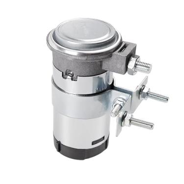 Imagem de Mini compressor de ar com buzinas FARBIN 12 V com mangueira, prata cromada, substituição universal para kit de chifre de carro de caminhão Jeep, acionamento direto do sistema. (bomba de ar, 12 V)