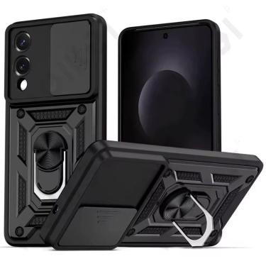 Imagem de Capa Capinha Case para  Samsung Galaxy S25 Edge - Protetora Resistente Anti Impacto Queda Armadura Militar Cor:Preto