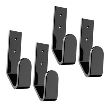 Imagem de ARTIBETTER Suporte universal para teclado com 4 peças, suporte universal para economia de espaço, para mesa de jogos mecânica, preto