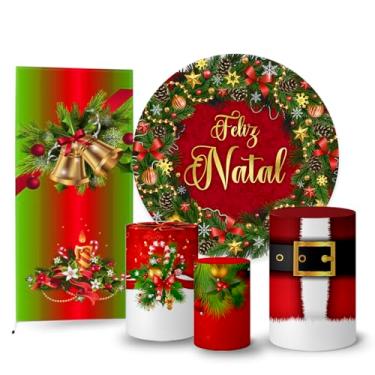 Imagem de Trio Capas Cilindro + Painel Redondo + Lateral Natal (K2NAT0033)
