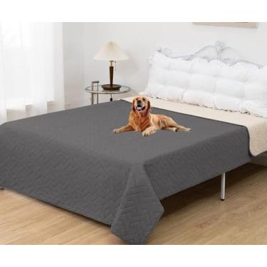 Imagem de Capa de cama impermeável para cães, capa de sofá para animais de estim
