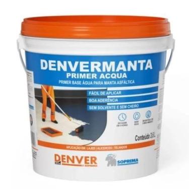 Imagem de Denver Manta Asfaltica Liquida Primer Impermeabilizante 3,6 Litros