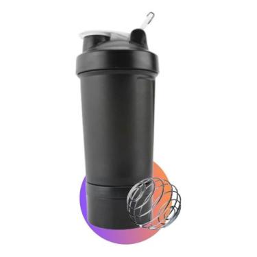 Imagem de Copo De Academia 450ml Com Mola Para Suplemento Whey Oferta - HISMA, P