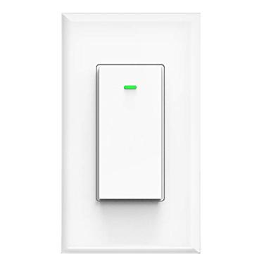 Imagem de micmi Interruptor de Luz Inteligente, Compatível com Alexa, Google Assistant, Ifttt, Wifi Light, Fio Neutro Necessário, Controle Remoto de Aplicativo de Configuração de Programação, Etl, Sem Necessida