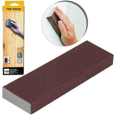 Imagem de Lixa Esponja n.100 Retangular para Limpezas Difíceis ou para Lixar - t