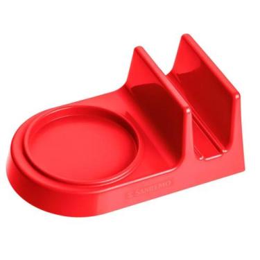 Imagem de Porta Esponja e Detergente Vermelho 16,5x6,5x10,4 Cm - Sanremo