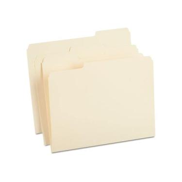 Imagem de Pastas de arquivo Staples 452830 Carta de Manila 100% reciclada