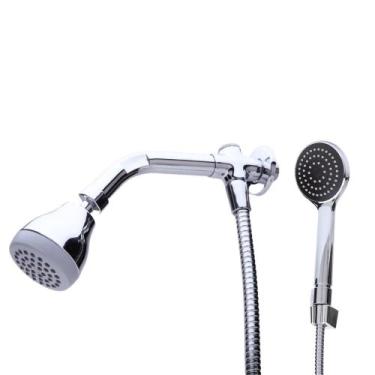 Imagem de Ducha Chuveiro Pop Com Articulador E Desviador Ducha Manual - Lusaflex