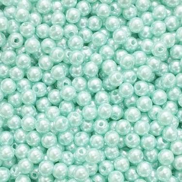 Imagem de PÉROLA DE ABS LISA Nº 05 20G PEROLA 5MM - LADEIRA BIJUTERIAS, VERDE ÁG