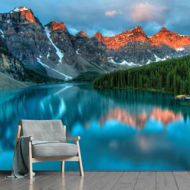 Imagem de Papel de Parede Paisagem Lago Natureza Sala Adesivo - 052pcm - Allodi