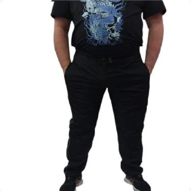 Imagem de Calça Tactel MasculinaTradicional Com 3 Bolsos Confortável - Muito Chi