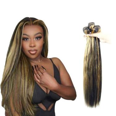 Imagem de Pacotes de cabelo Vinmdonm P1B/27 Highlight Straight 35-45cm 3 pacotes