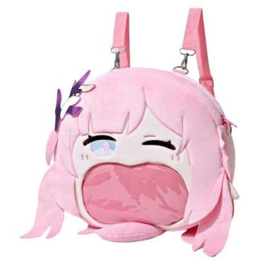 Imagem de Mochila de pelúcia SANMU Honkai Impact 3 Elysia Anime Big Mouth