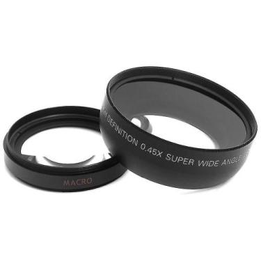 Imagem de Câmeras digitais extensão universal 52mm 0.45x lente grande angular co