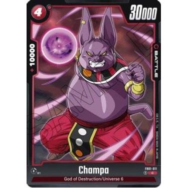 Imagem de Carta Dragon Ball TCG - Champa (Awakened Pulse) - Comum
