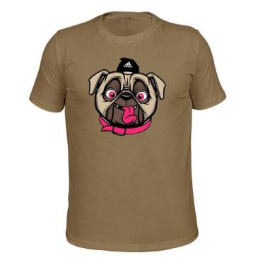 Imagem de Camiseta T-Shirt Tecido Macio Estampada Réplica - Surprass, Bege, G