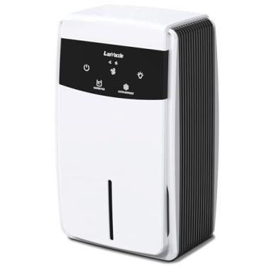 Imagem de LasVacde Desumidificador com mangueira de drenagem para banheiro, desumidificadores de 2,693 g para casa, quarto, porão e RV com desligamento automático, aromaterapia