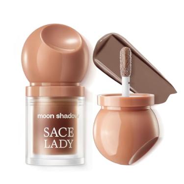 Imagem de SACE LADY Contorno líquido, misturável e de longa duração, creme bronzeador, maquiagem para lábios e olhos (marrom acinzentado, 3,7 g)