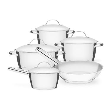 Imagem de Conjunto 5 Peças Panelas Allegra Fundo Triplo - Tramontina