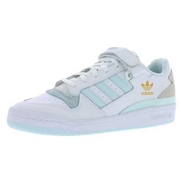 Imagem de adidas Tênis masculino Forum Low, Calçado branco/quase azul/branco giz/branco limpo, 41