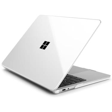Imagem de Batianda Capa transparente para laptop Microsoft Surface de 13 polegadas Copilot+ PC 2025 (modelo mais recente), capa rígida leve com proteção resistente a arranhões, fácil instalação, transparente