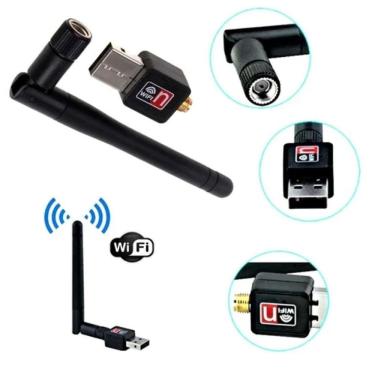 Imagem de Adaptador Wireless Usb Wifi 1200Mbps Pc E Notebook