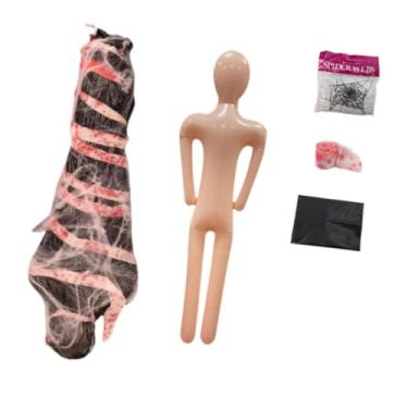 Imagem de Fancyes Manequim inflável de Halloween, corpo morto, cosplay, adereço, decoração de Halloween, boneco para pátio, cemitério ao ar livre, Style C