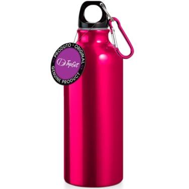 Imagem de Garrafa Squeeze Sport 500 ml com Mosquetão TopGet (Rosa)